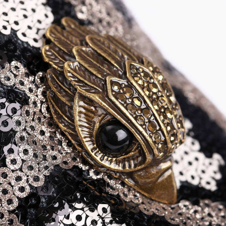 Kurt Geiger Londen Hugh Eagle pailletten Heren | schoenen zwart anders D0N0ZV634