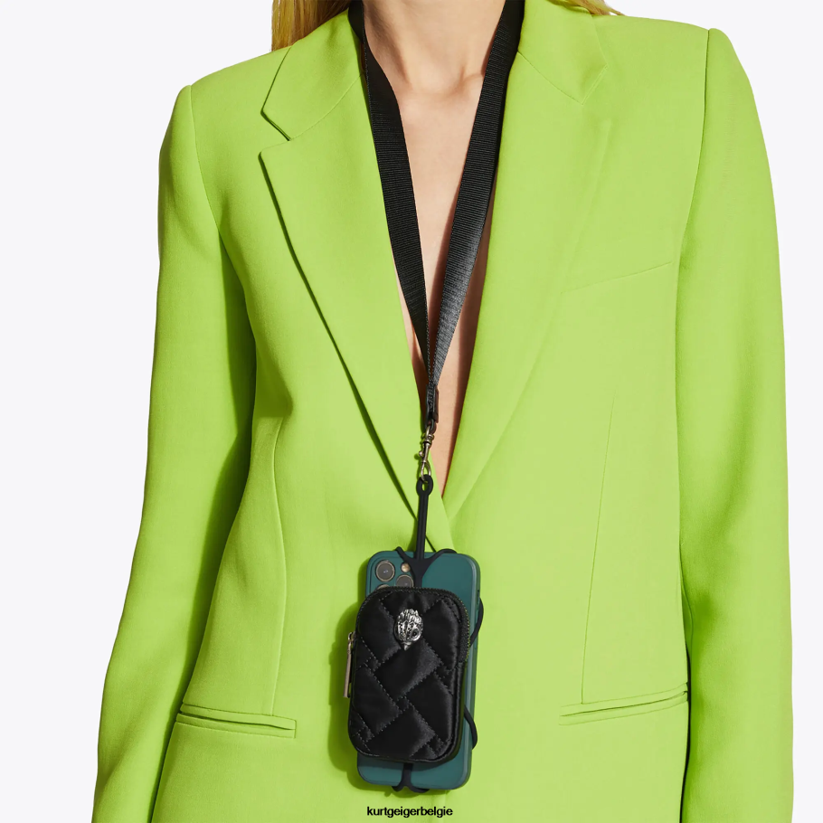Kurt Geiger London Eagle telefoonhouder vrouwen | accessoires zwarte combinatie D0N0ZV537