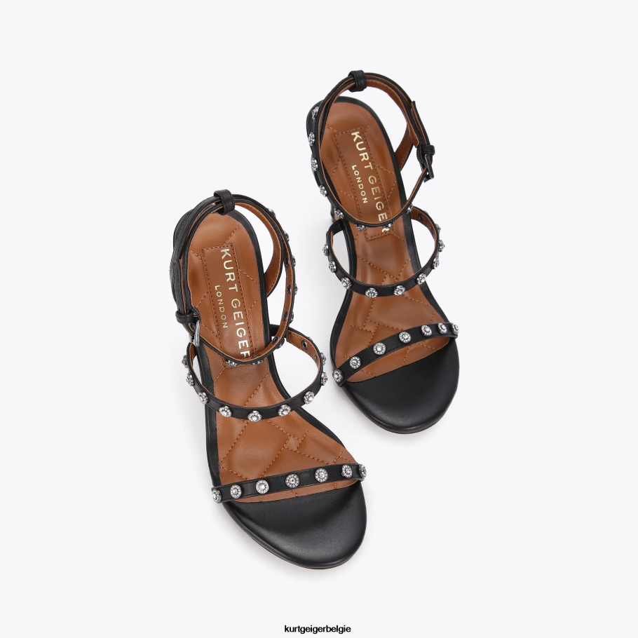 Kurt Geiger Londen Portia kristallen vrouwen | schoenen zwart D0N0ZV388