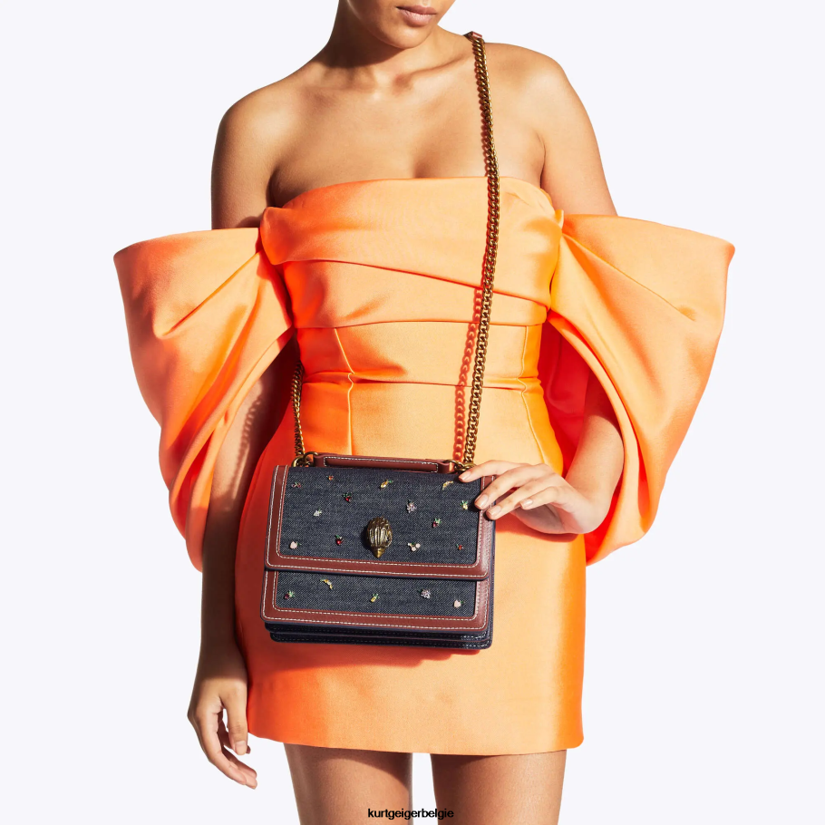 Kurt Geiger Londen Shoreditch crossbody vrouwen | Tassen blauw anders D0N0ZV121